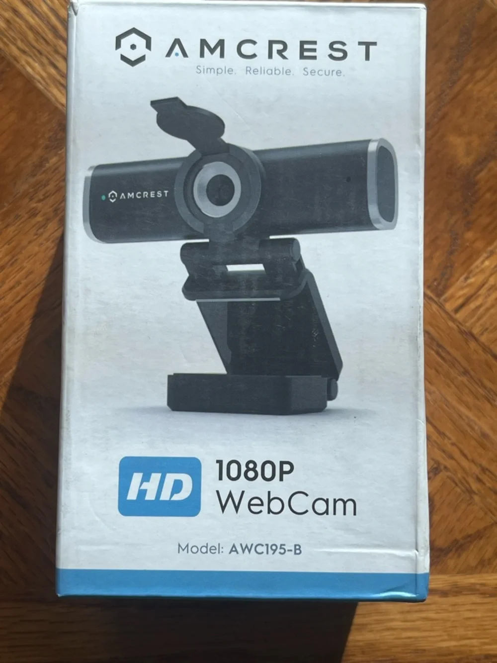 Amcrest HD 1080P WebCam Stereo Microphone Privacy Cover USB Plug & Play AWC195-B